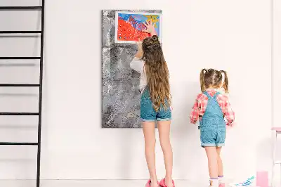 Magnetinė sauso valymo lenta tamsaus marmuro rašto