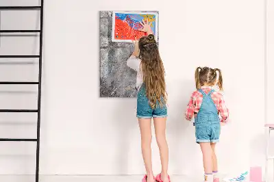 Magnetinė sauso valymo lenta tamsaus marmuro rašto