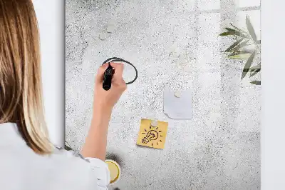 Magnetinė sauso valymo lenta betono ir alyvuogių spalvos