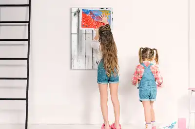 Magnetinė sauso valymo lenta su medinėmis panelėmis