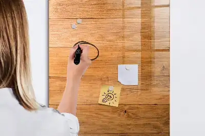 Magnetinė sauso valymo lenta Medinės panelės