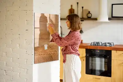 Magnetinė sauso valymo lenta Medinės panelės