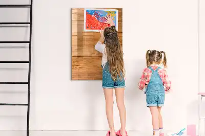 Magnetinė sauso valymo lenta Medinės panelės