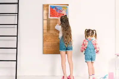 Magnetinė sauso valymo lenta Medinės panelės