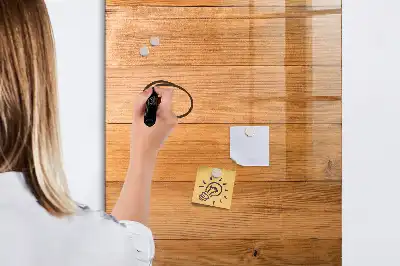 Magnetinė sauso valymo lenta Medinės panelės