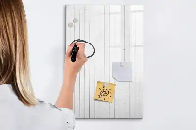 Sauso valymo magnetinė lenta Natūralus medis