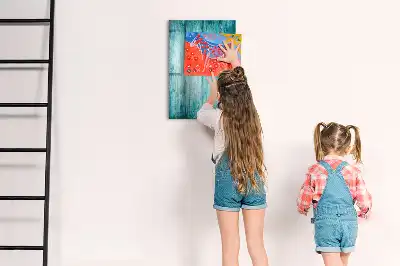 Sauso valymo magnetinė lenta Mėlynas medis