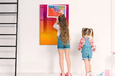 Magnetinė sauso valymo lenta gradientinis saulėtekio dizainas