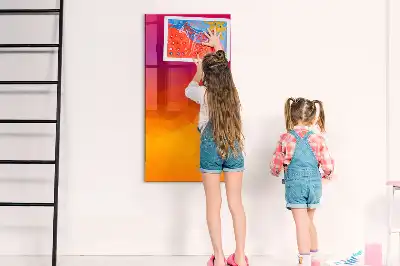 Magnetinė sauso valymo lenta gradientinis saulėtekio dizainas