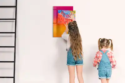 Magnetinė sauso valymo lenta gradientinis saulėtekio dizainas