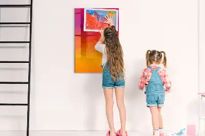 Magnetinė sauso valymo lenta gradientinis saulėtekio dizainas