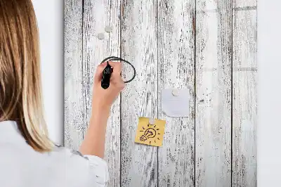 Sauso valymo magnetinė lenta Dažytas medis