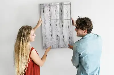 Sauso valymo magnetinė lenta Dažytas medis