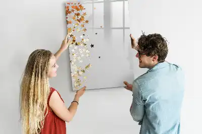 Magnetinė sauso valymo lenta žvaigždės