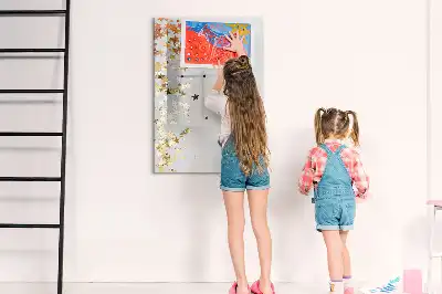 Magnetinė sauso valymo lenta žvaigždės