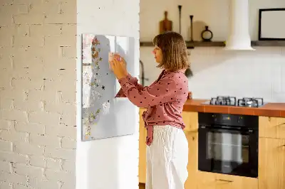 Magnetinė sauso valymo lenta žvaigždės