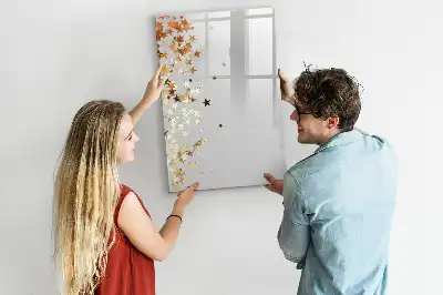 Magnetinė sauso valymo lenta žvaigždės