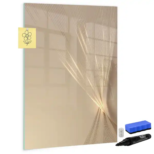 Magnetinė lenta sausam valymui abstrakti šviesa