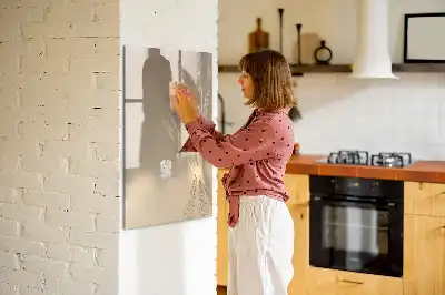 Magnetinė lenta sausam valymui abstrakti šviesa