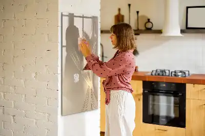 Magnetinė lenta sausam valymui abstrakti šviesa