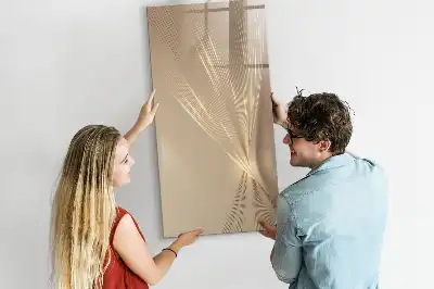 Magnetinė lenta sausam valymui abstrakti šviesa