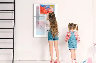 Magnetinė planuotė vienaragis sauso valymo lenta