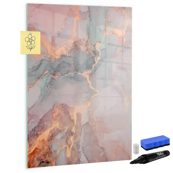 Magnetinė sauso valymo lenta marmuro rašto