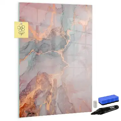 Magnetinė sauso valymo lenta marmuro rašto