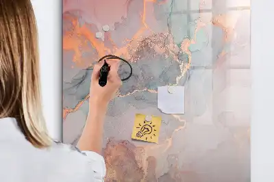 Magnetinė sauso valymo lenta marmuro rašto
