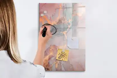 Magnetinė sauso valymo lenta marmuro rašto