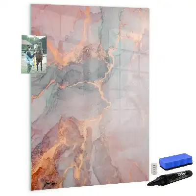 Magnetinė sauso valymo lenta marmuro rašto