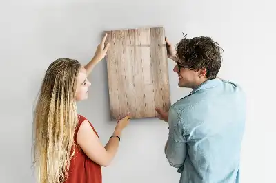 Magnetinė sauso valymo lenta Šviesios medinės lentos