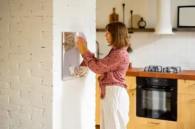 Magnetinė sauso valymo lenta auksiniais lapais