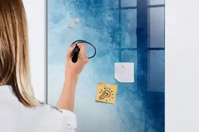 Magnetinė sauso valymo lenta su vandens abstrakcijos motyvu