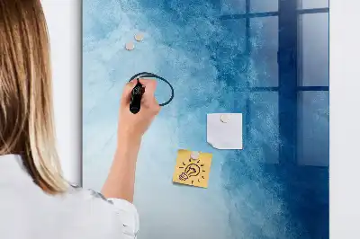 Magnetinė sauso valymo lenta su vandens abstrakcijos motyvu