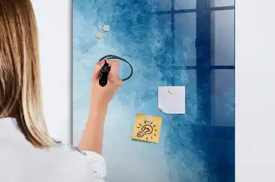 Magnetinė sauso valymo lenta su vandens abstrakcijos motyvu