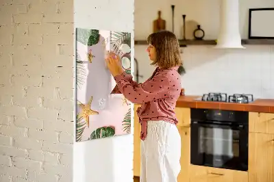 Magnetinė sauso valymo lenta su vasaros rėmeliu