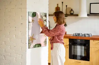 Magnetinė sauso valymo lenta su vasaros rėmeliu