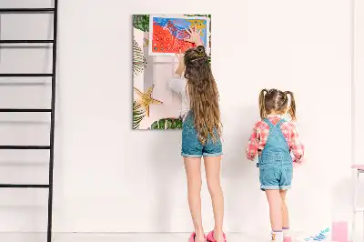 Magnetinė sauso valymo lenta su vasaros rėmeliu