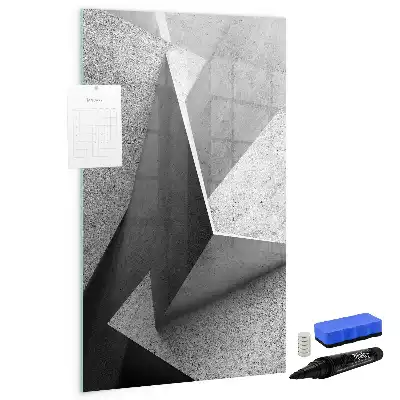 Magnetinė sauso valymo lenta geometrinė abstrakcija
