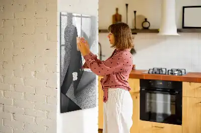 Magnetinė sauso valymo lenta geometrinė abstrakcija