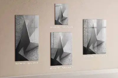 Magnetinė sauso valymo lenta geometrinė abstrakcija
