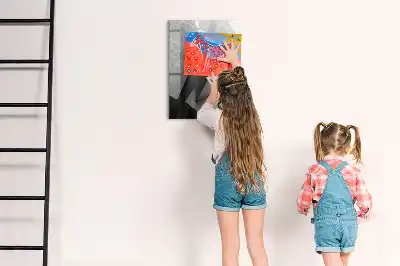 Magnetinė sauso valymo lenta geometrinė abstrakcija