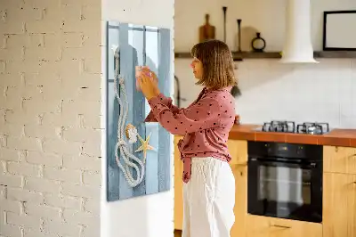 Magnetinė sauso valymo lenta jūros tematikos dizainas