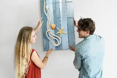 Magnetinė sauso valymo lenta jūros tematikos dizainas