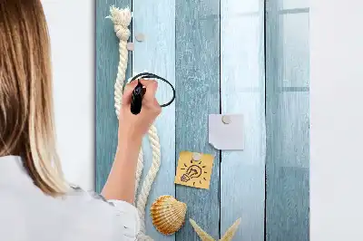 Magnetinė sauso valymo lenta jūros tematikos dizainas