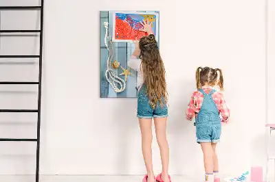 Magnetinė sauso valymo lenta jūros tematikos dizainas