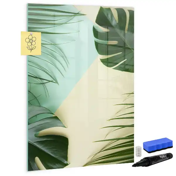 Magnetinė lenta sausam valymui tropinė monstera