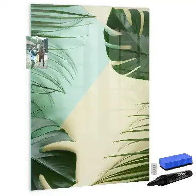 Magnetinė lenta sausam valymui tropinė monstera