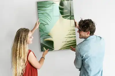 Magnetinė lenta sausam valymui tropinė monstera